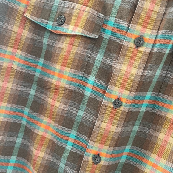 Patagonia | Buckshot Plaid Button Up Shirt Outdoors Cotton Lightweight - Picture 2 of 5